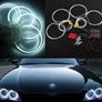 BMW 3 series E46 316i 318i 320d 323i 328i 330i 325xi 330d 1998-2005 LED Cotton Angel Eyes halo rings daytime light Image 2