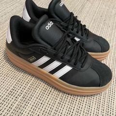 Adidas VL Court Black UK 4 Like New