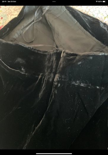 skirt Bnwt velvet skirt Aline size 38 10/12