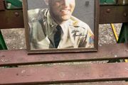 Elvis Presley  print on pulp paper.1960s . Army uniform