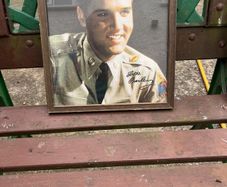 Elvis Presley  print on pulp paper.1960s . Army uniform