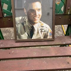 Elvis Presley  print on pulp paper.1960s . Army uniform
