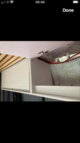 Campervan overhead cabinet