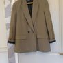 jacket ladies size zara s  oversized  pit to pit 49 cm khaki coliur Image 2
