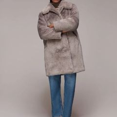 Whistles Faux Fur Coat