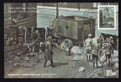 2022 Ireland Start of the Irish Civil War, Centenary Commemorative Stamp An Post First Day Covers (FDC)