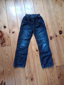Age 6-7 Blue Black Fade Jeans