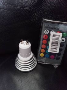 GU10 colour changing downlighter bulbs