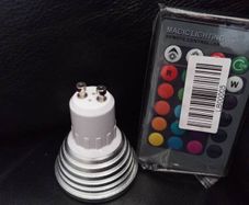 GU10 colour changing downlighter bulbs