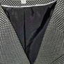 M & S Cropped Black and White Single Breasted Blazer XL Image 3