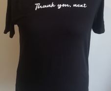 Ladies New Look Thank You Next T Shirt New With Tags Size UK14
