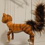 Wild Cat Czech Handmade Wooden Marionette Image 5