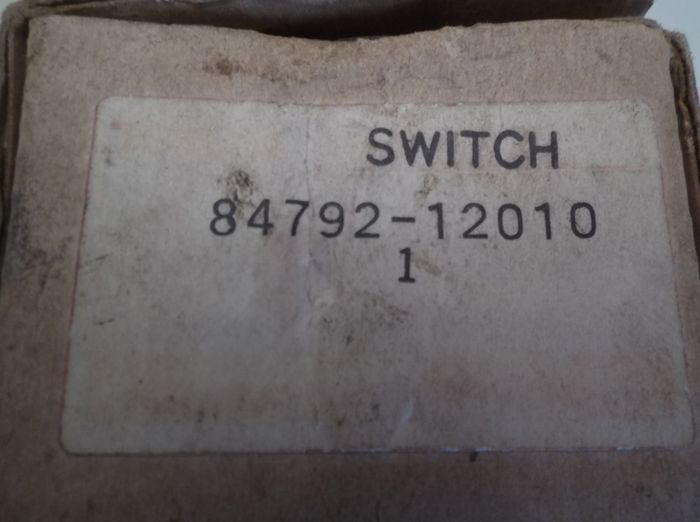 Toyota Switch Number 84792-12010.
