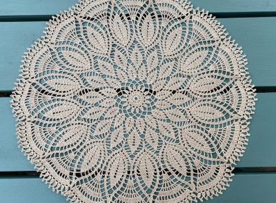 Amazing crochet doily 48 cm