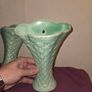 Matching pair of Burlington Ware Wall Pockets Basket Weave Design Image 4