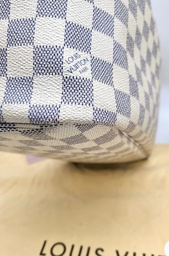 Louis Vuitton Neverfull Azure MM Authentic