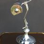 Rare chrome fully adjustable banker's lamp 1950s Image 3