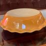 Emile Henry Beautiful Yellow Ruffled Pie Pan Made in France Image 10