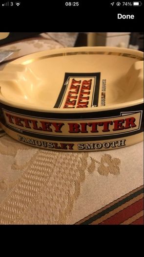 Large Tetley Bitter Ashtray