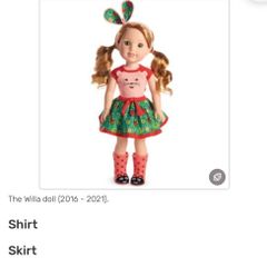 American Girl 14.5 in WellieWishers Willa Doll
