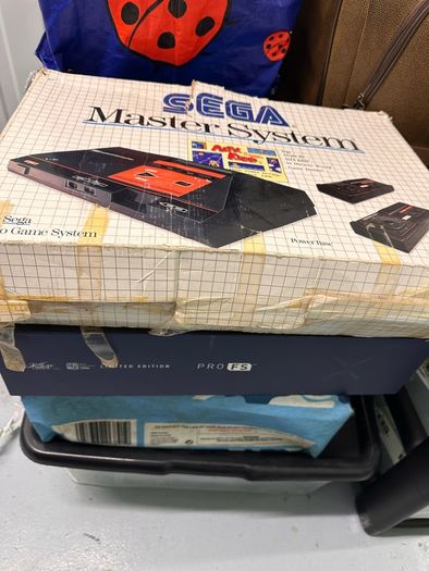 Sega Master System console and games Sonic