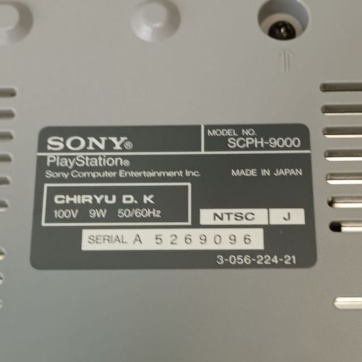 Sony SCPH-9000 Series PS1 PlayStation Japan.