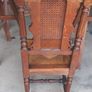 Antique Chairs by Lozano Set of 4 very strong well made Image 3