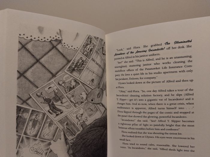 Flora and Ulysses: The Illuminated Adventures Hardback book