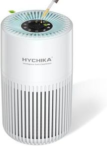 Air Purifier for Bedroom Home - Quiet HEPA Filter Cleaner with Fragrance Sponge & 3 Speed for Dust, Pet,Better Sleep, Air Freshener, Odour, Smoke, Office, Desktop