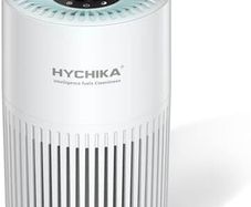 Air Purifier for Bedroom Home - Quiet HEPA Filter Cleaner with Fragrance Sponge & 3 Speed for Dust, Pet,Better Sleep, Air Freshener, Odour, Smoke, Office, Desktop