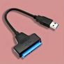SATA To USB Cable, USB 3.0 To SATA III Hard Driver Adapter Compatible For 6.35 Cm HDD And SSD Image 2