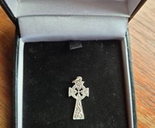 Silver toned Celtic Cross Pendant