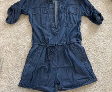Allsaints denim jumpsuit (UK4 /eu 32)