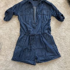 Allsaints denim jumpsuit (UK4 /eu 32)