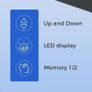 Electric Standing Desk, 160 x 60 cm Height Adjustable Sit Stand Desk with Splice Board and Memory Smart Pannel, Home Office Desks, Black Image 3