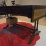 Vintage Leather Table  / Console Image 2