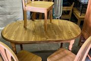 Extendable Dining table and 3 chairs