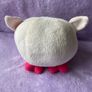 White & Pink Pig Plush Image 2