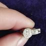 Vintage Sterling Silver Tower of London Charm Pendant. Image 7