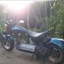 Fully Electric Chopper/Harley looks like a motorbike with matching side boxes Image 7