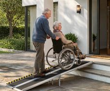 Portable Wheelchair Ramp 8FT 800 lbs