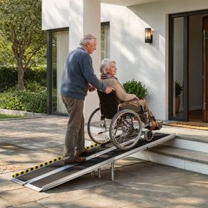 Portable Wheelchair Ramp 8FT 800 lbs