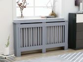 Radiator Cover Anthracite 152x19x81 cm MDF