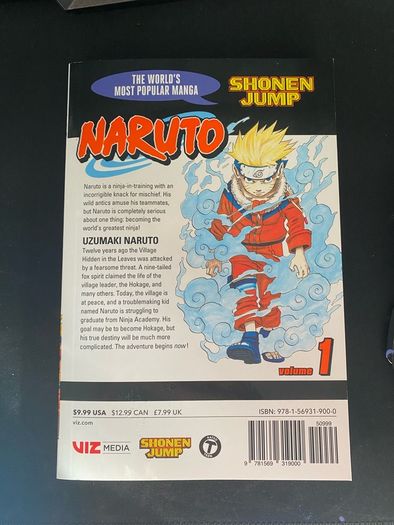 Naruto Manga Volume 1