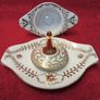 Vintage Miniature Tureen / Regal Porcelain  Pink/ Gold Floral Image 3