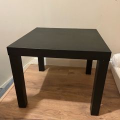 small black coffee table