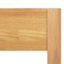 Bed Frame Solid Oak Wood 100x200 cm Image 4