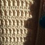 Hand Knit  Crochet Cream Shrug Image 3