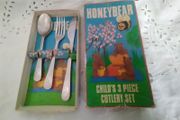 Vintage child's cutlery set