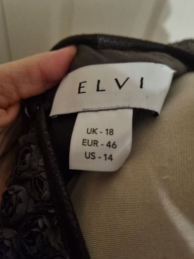 ELVI, rose textured dress
